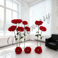 Ростовой цветок из бумаги "Мак" (цвет любой по договоренности)